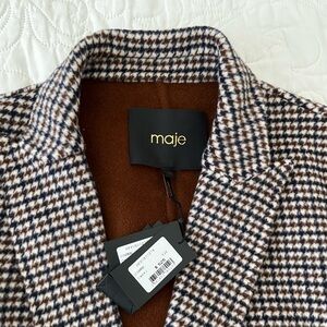 Maje. Brown coat/blazer. Winter collection.